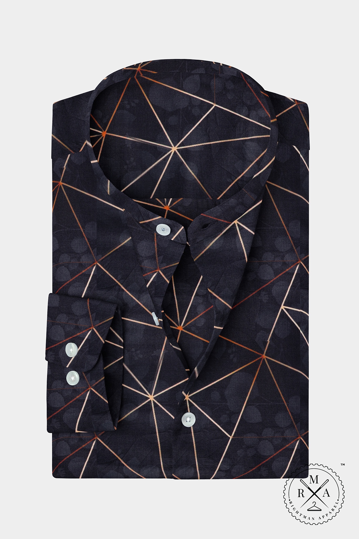 Black Designer Cotton Shirt SH333